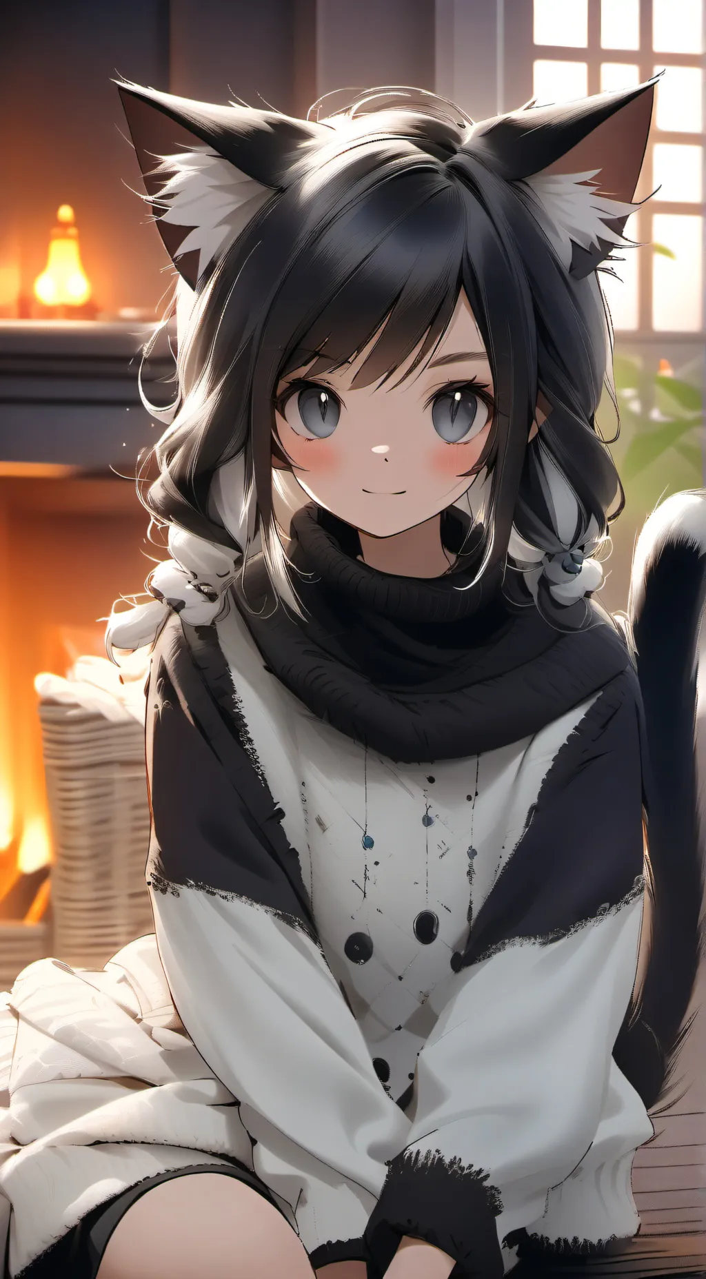 ai character: Patchwork Paws Spi background