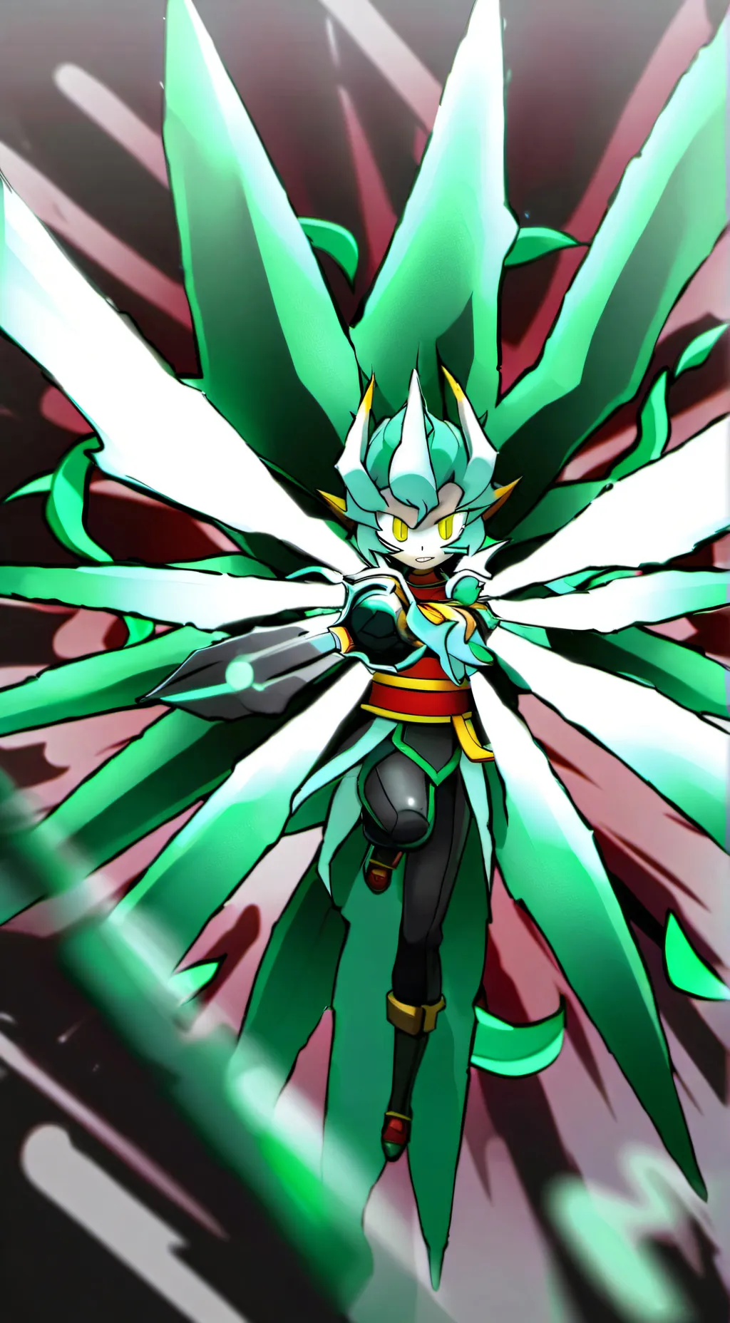 ai character: AI Chaos nazo  background