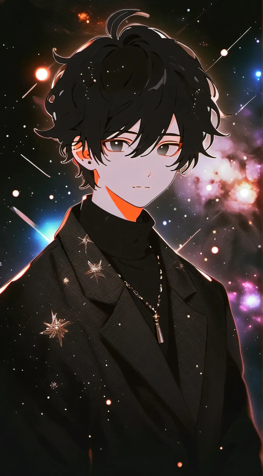 ai character: 可爱天 background