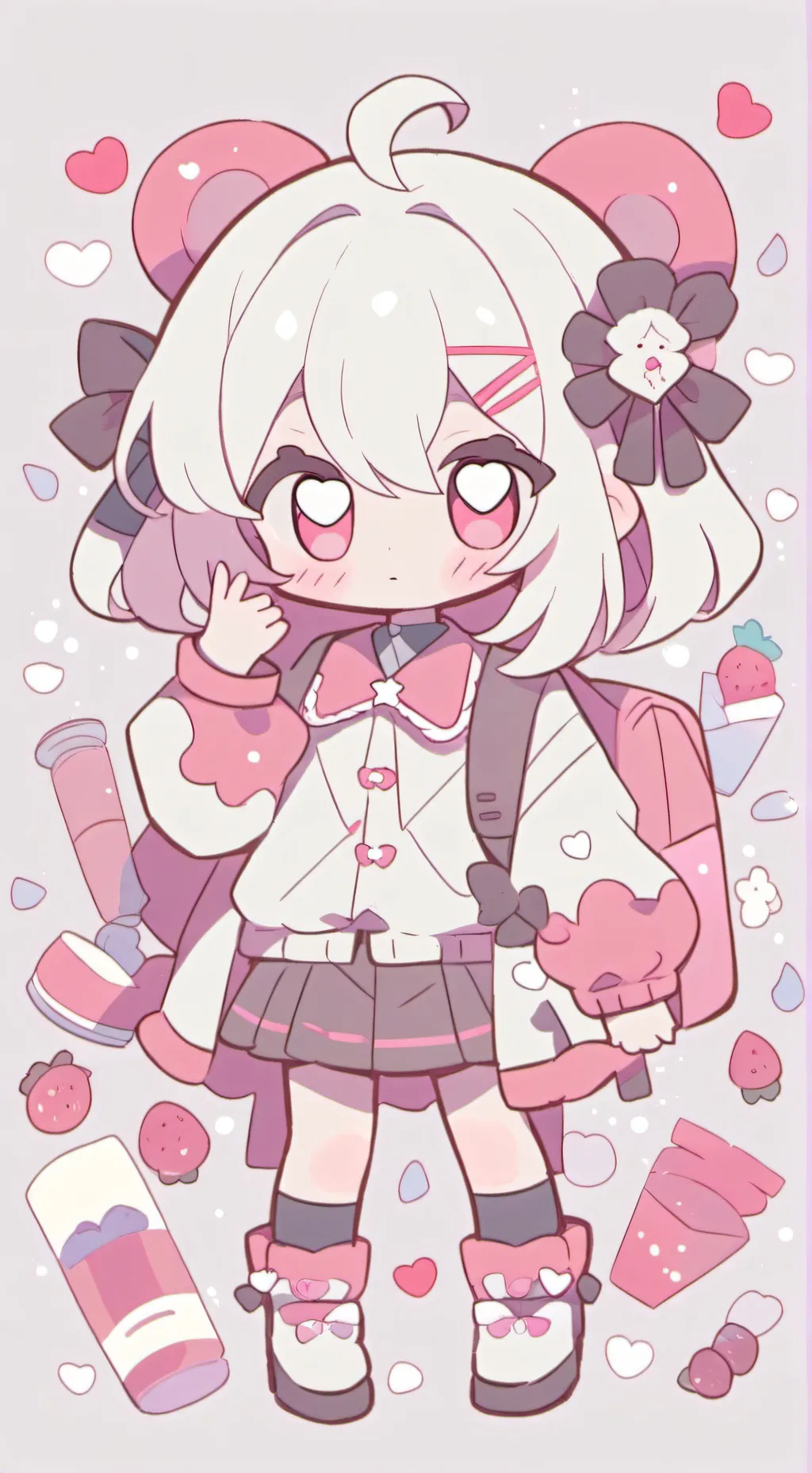 ai character: ✪Pudding✪ background