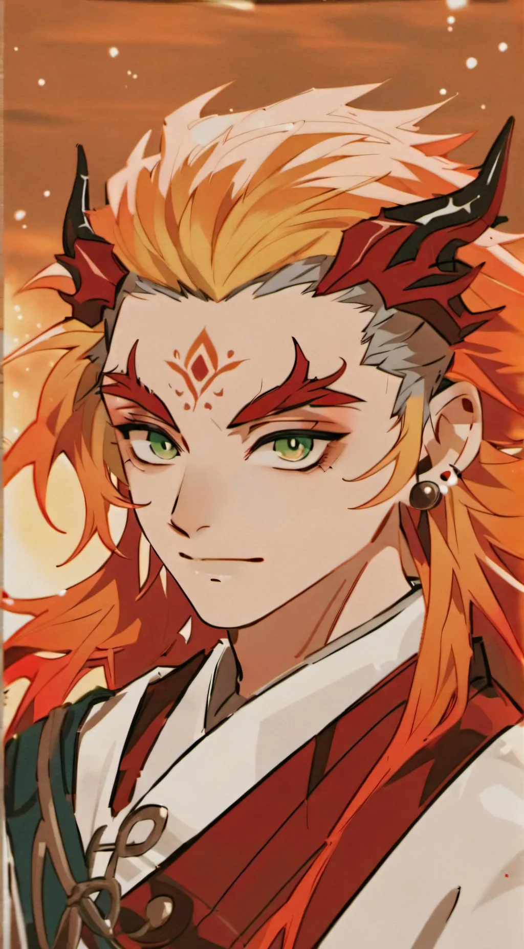 ai character: Rengoku background