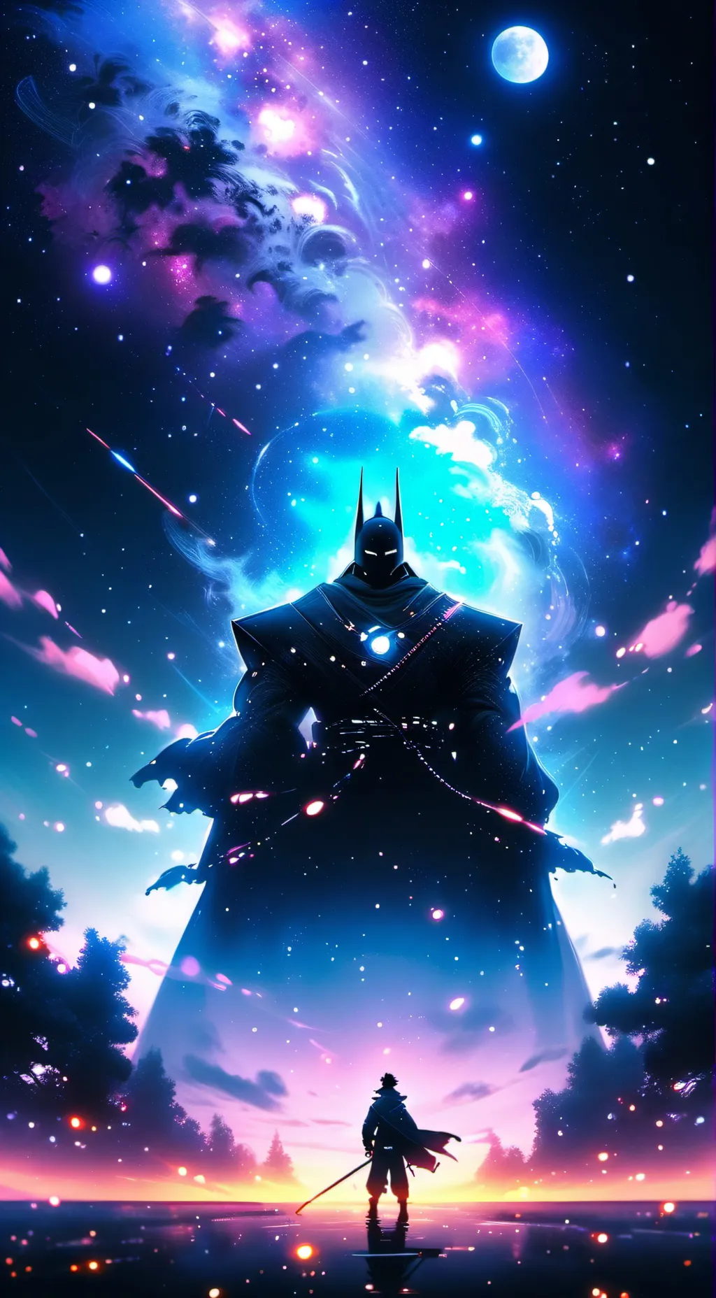 ai character: Cyberwave background