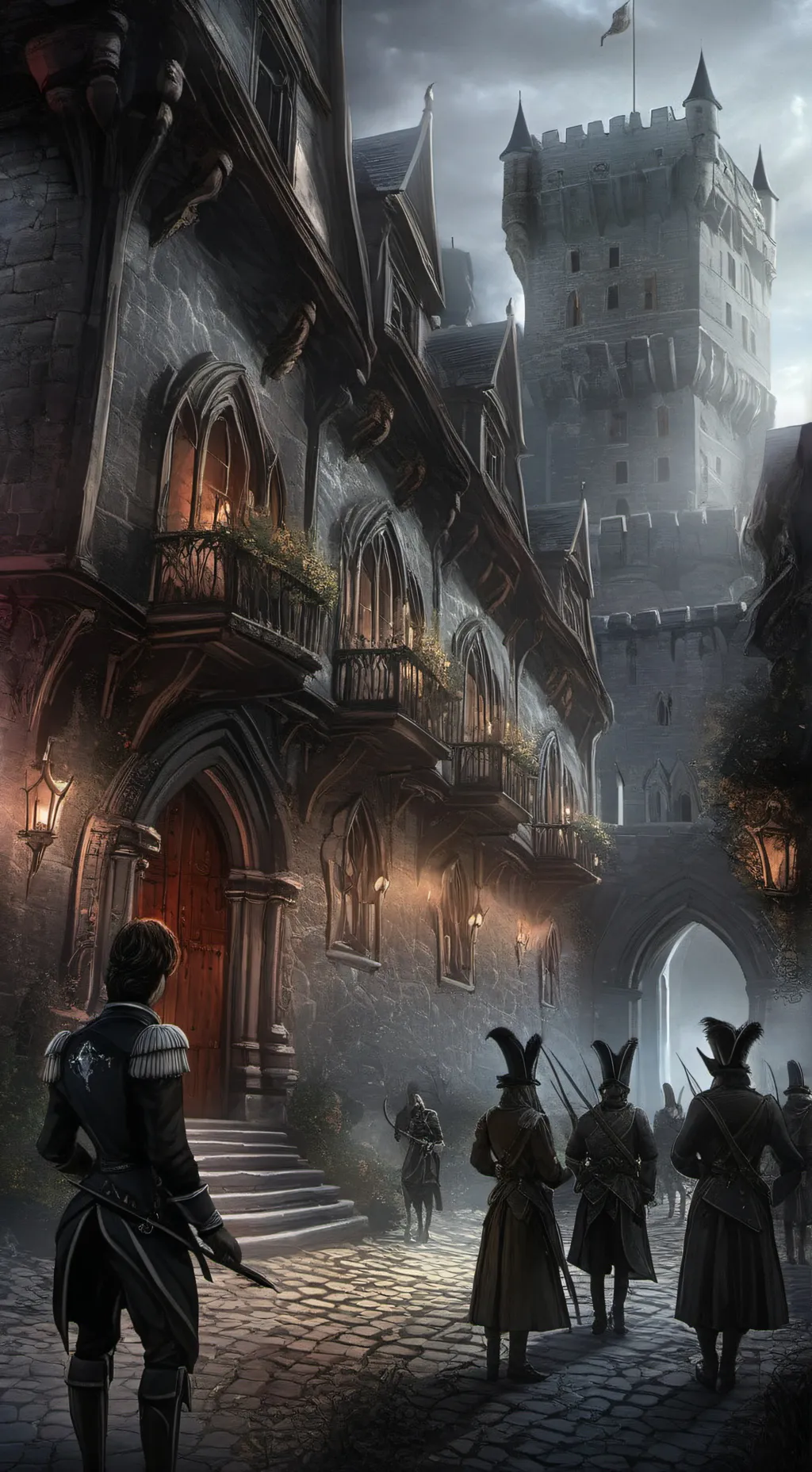 ai character: Ethereal Kingdom background