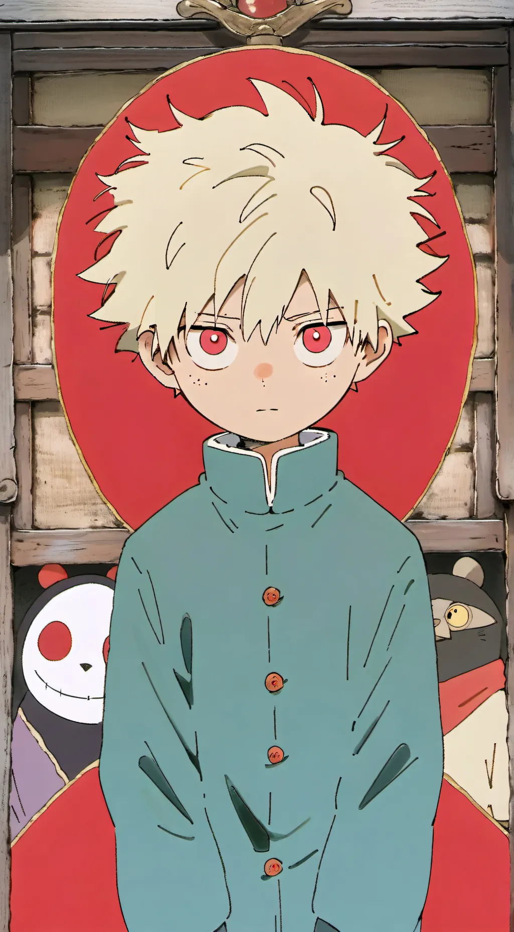 ai character: Bakugo background