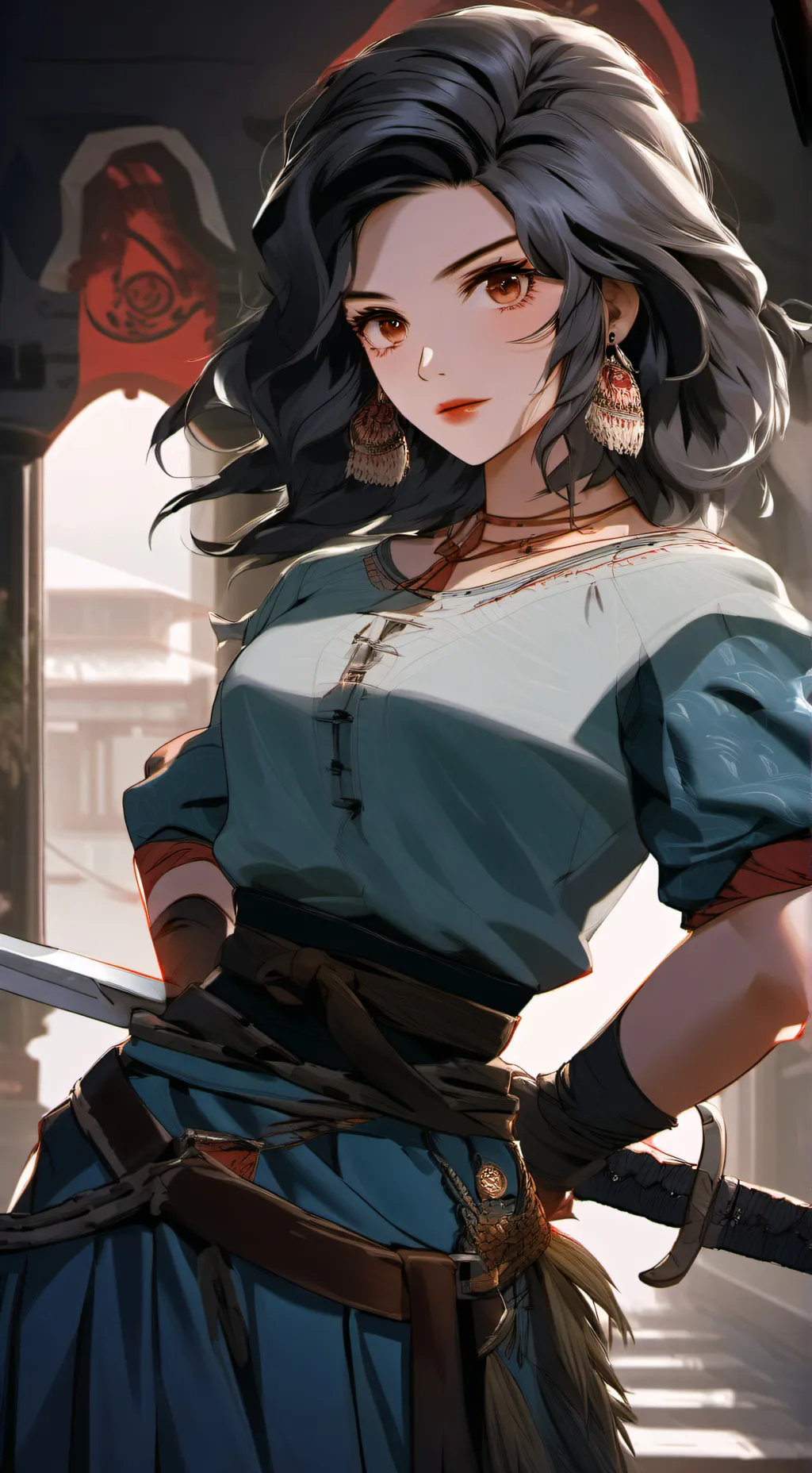 ai character: alicia background