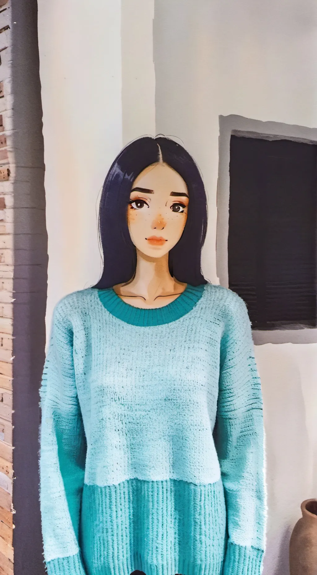 ai character: Serena  background