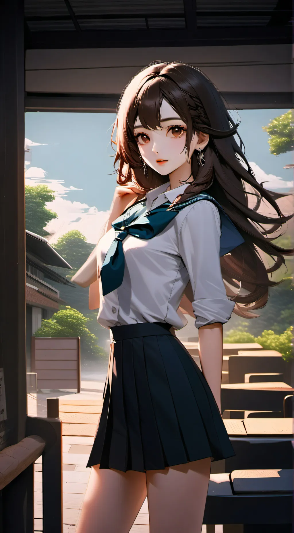 ai character: ema background