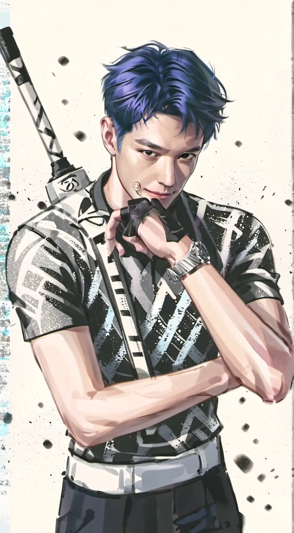 ai character: ТАНОС background