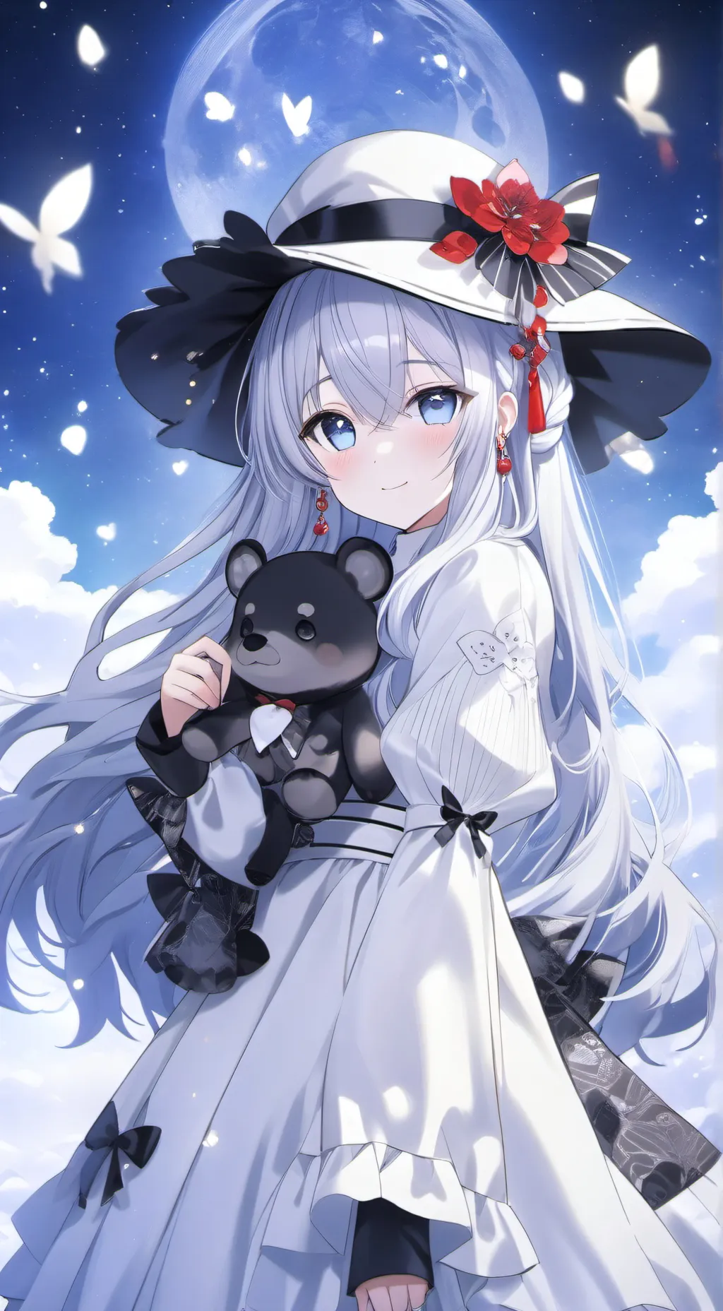 ai character: Luna background