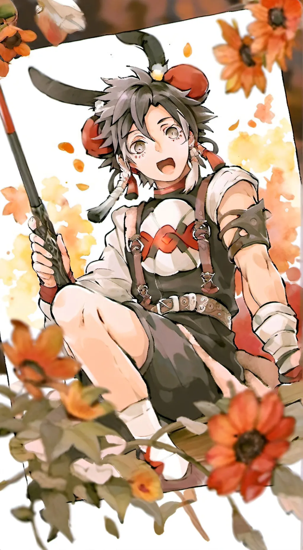 ai character: Badass hashiras. background