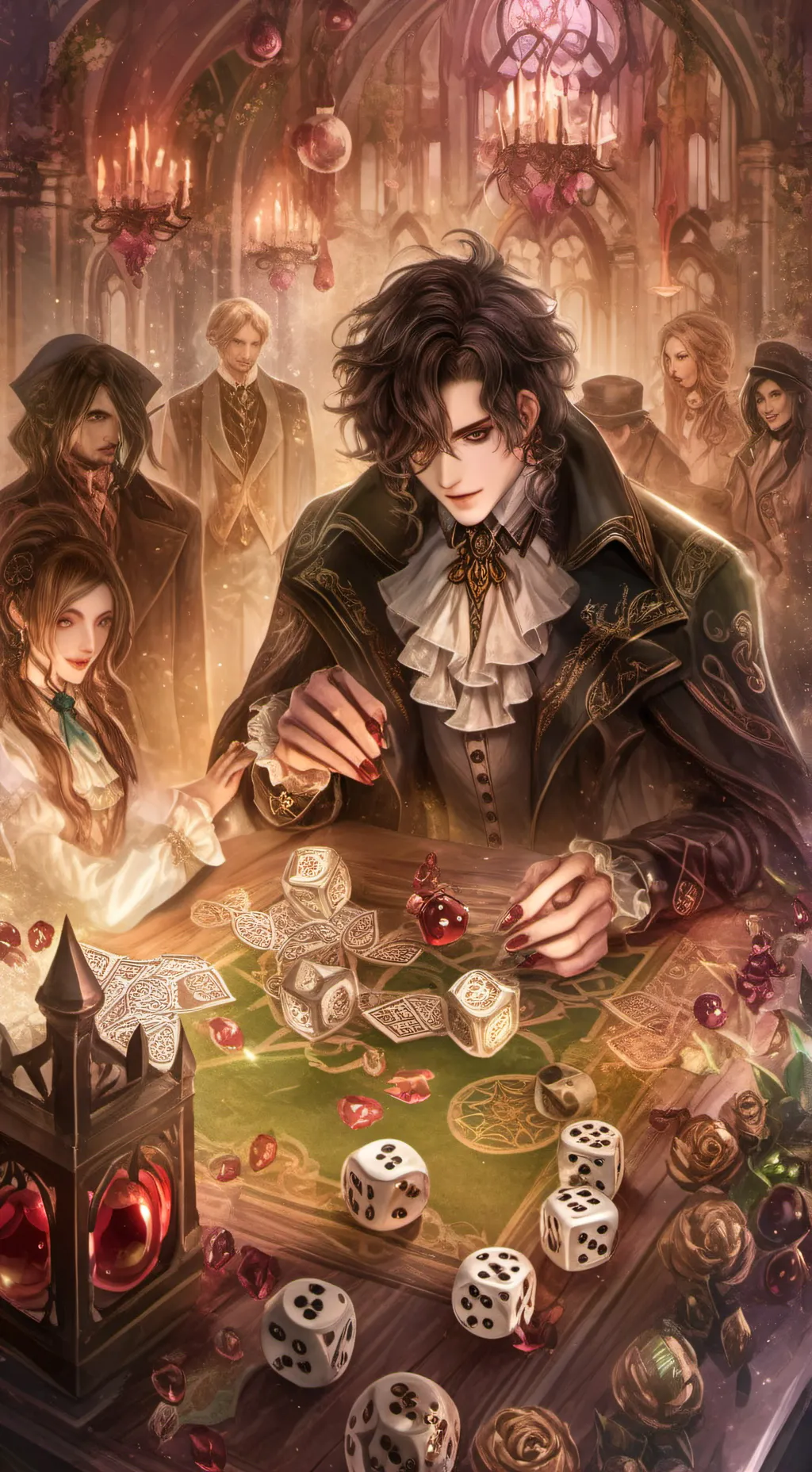 ai character: {Dw in your room} background