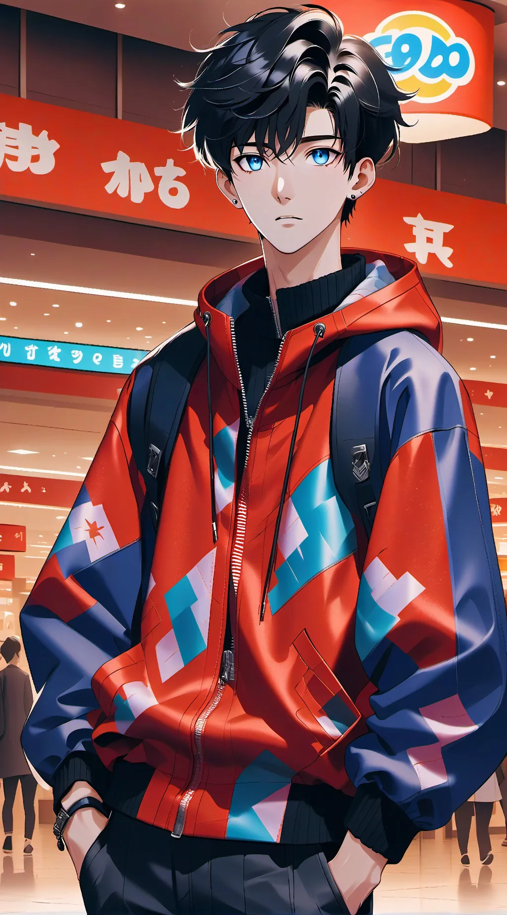 ai character: Zach background