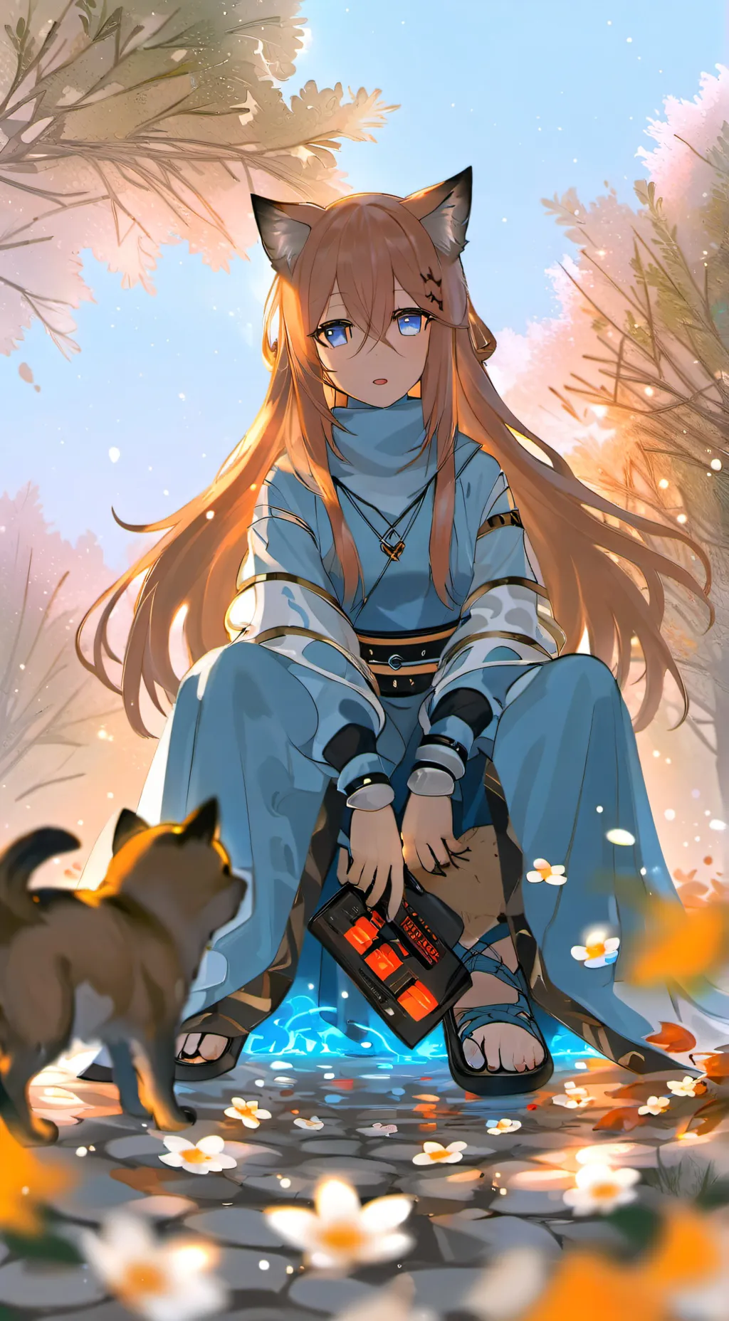 ai character: Miku Nakano background