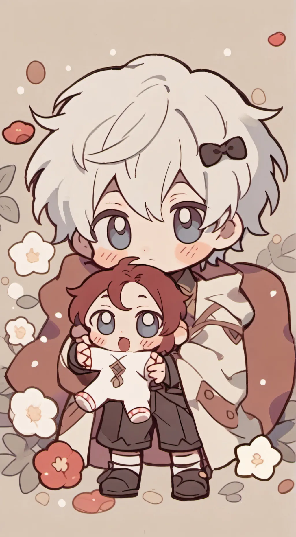 ai character: Alex and Lucas  background