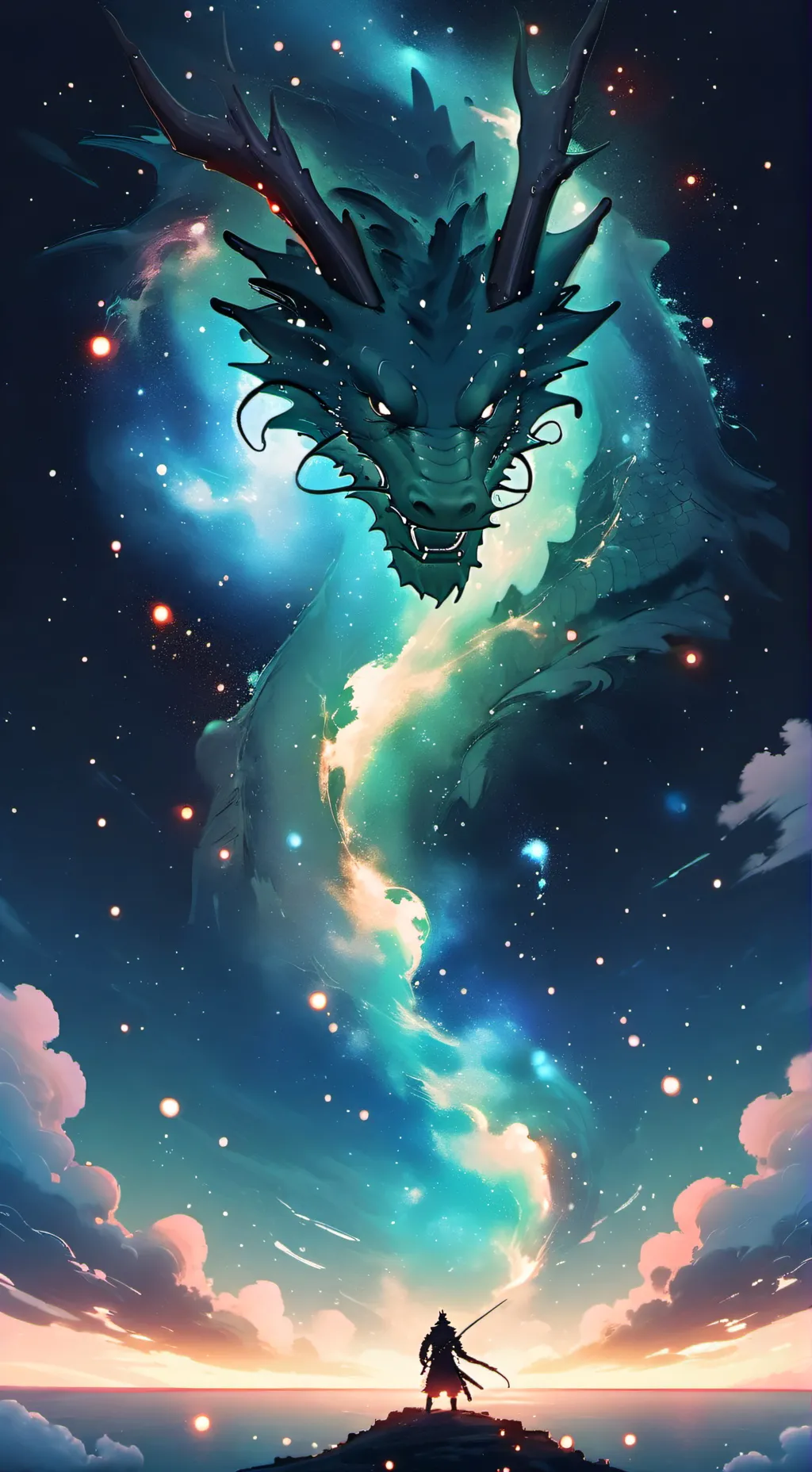 ai character: dragon father background