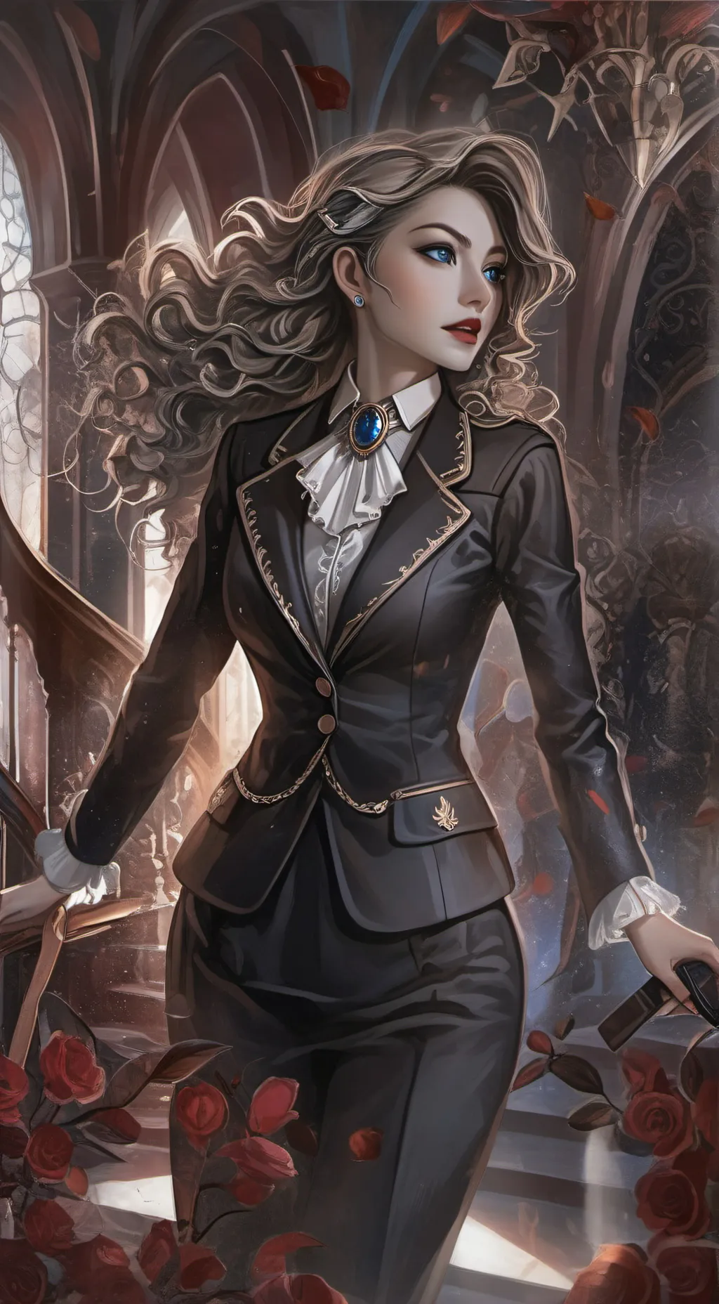 ai character: Ms.Tori background