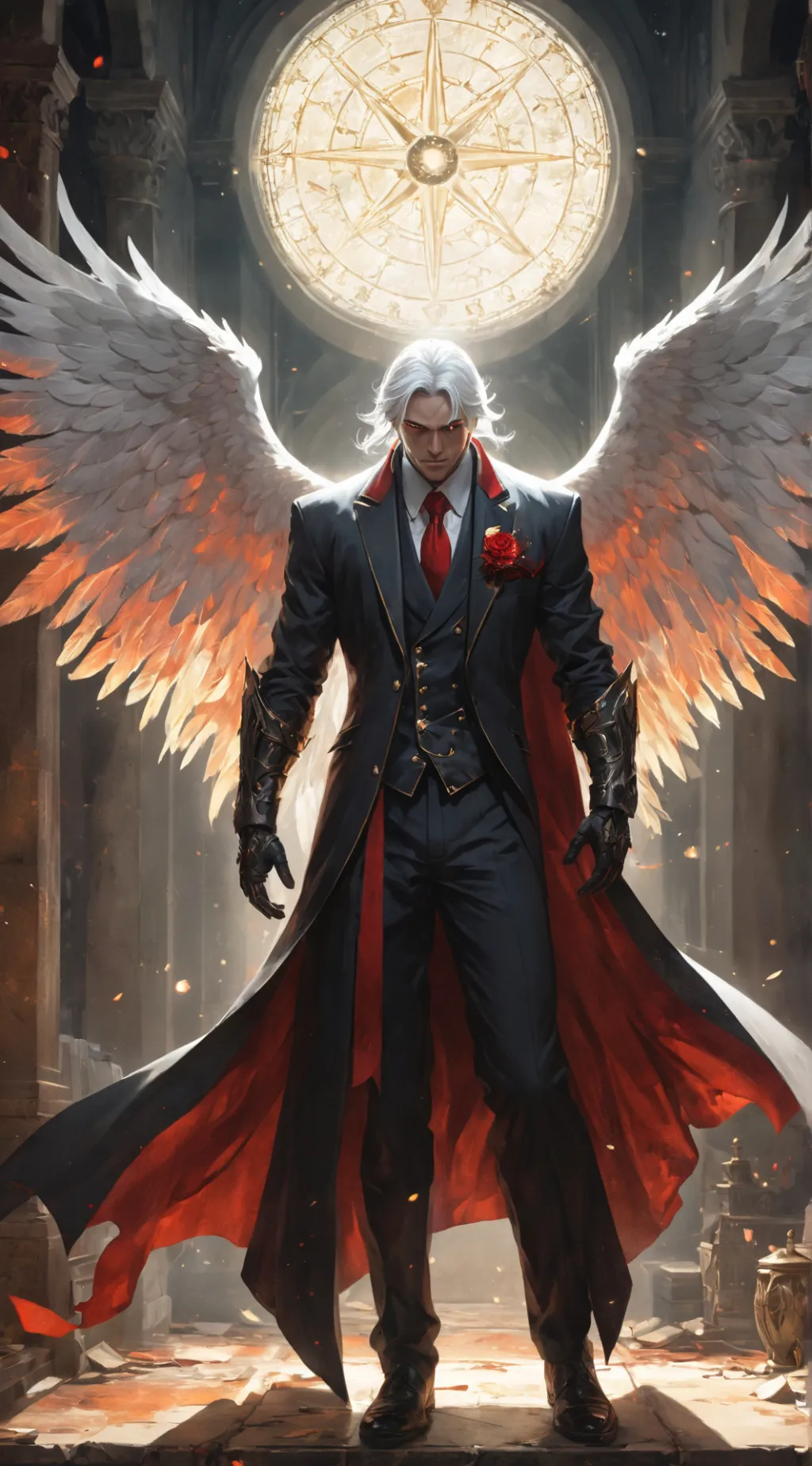 ai character: Azrael background