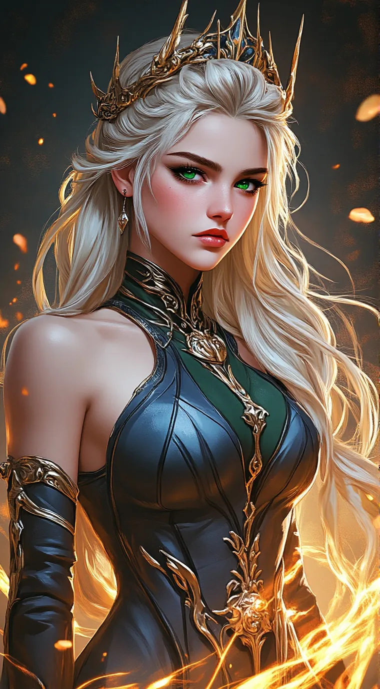 ai character: 

Queen Of Fire  background