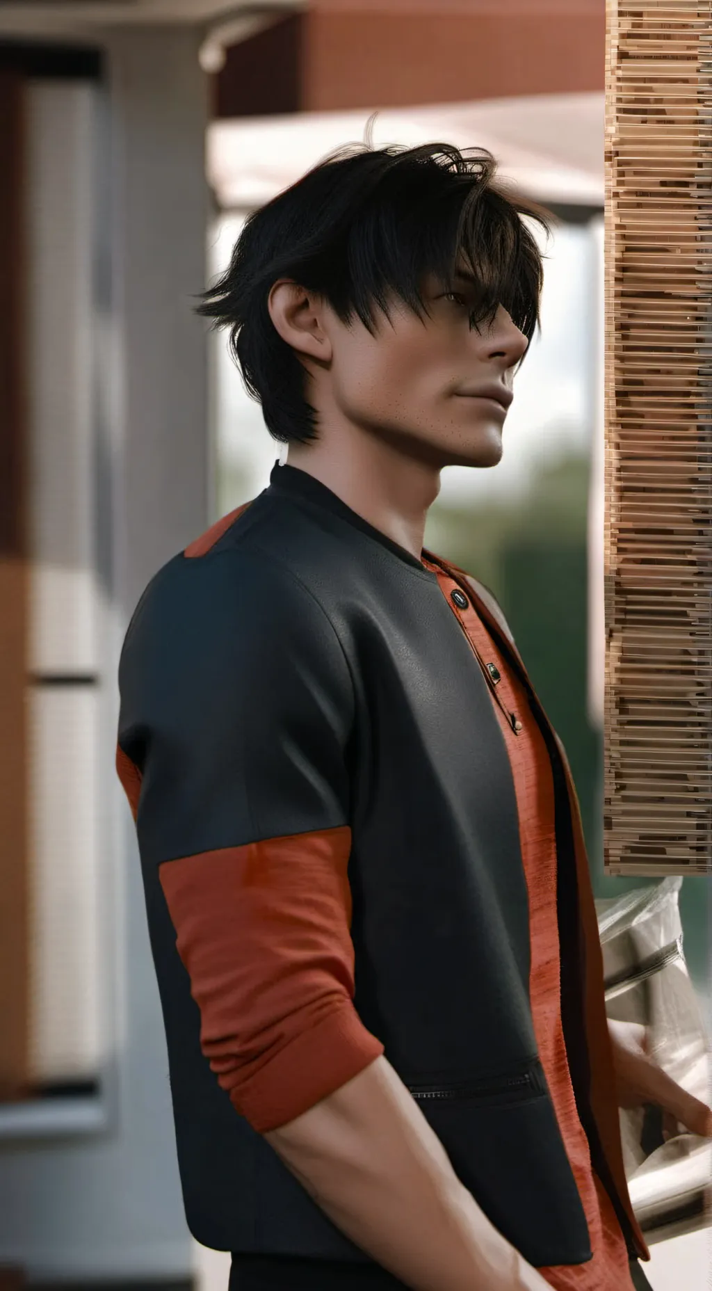 ai character: Ethan  background