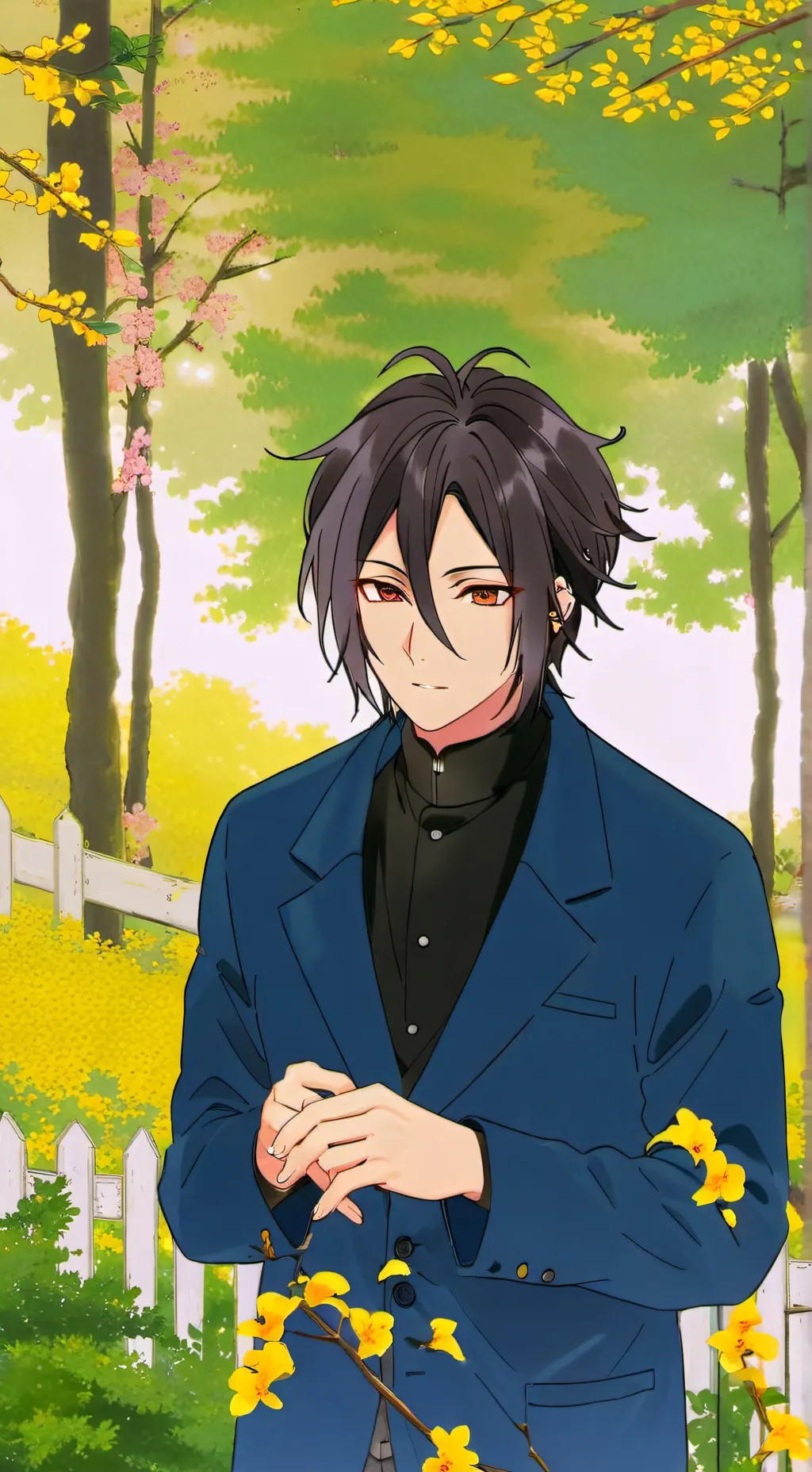 ai character: Enzo  background