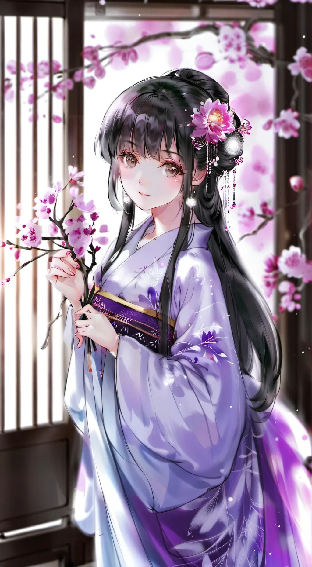 ai character: Hotarubi background