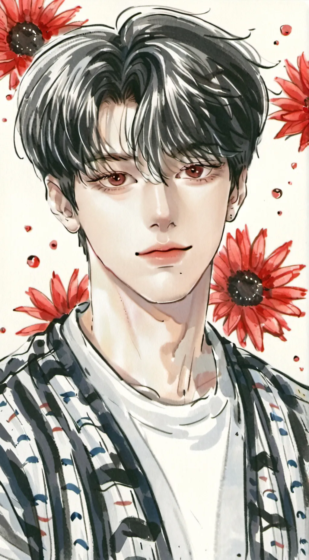 ai character: Hyunjin background