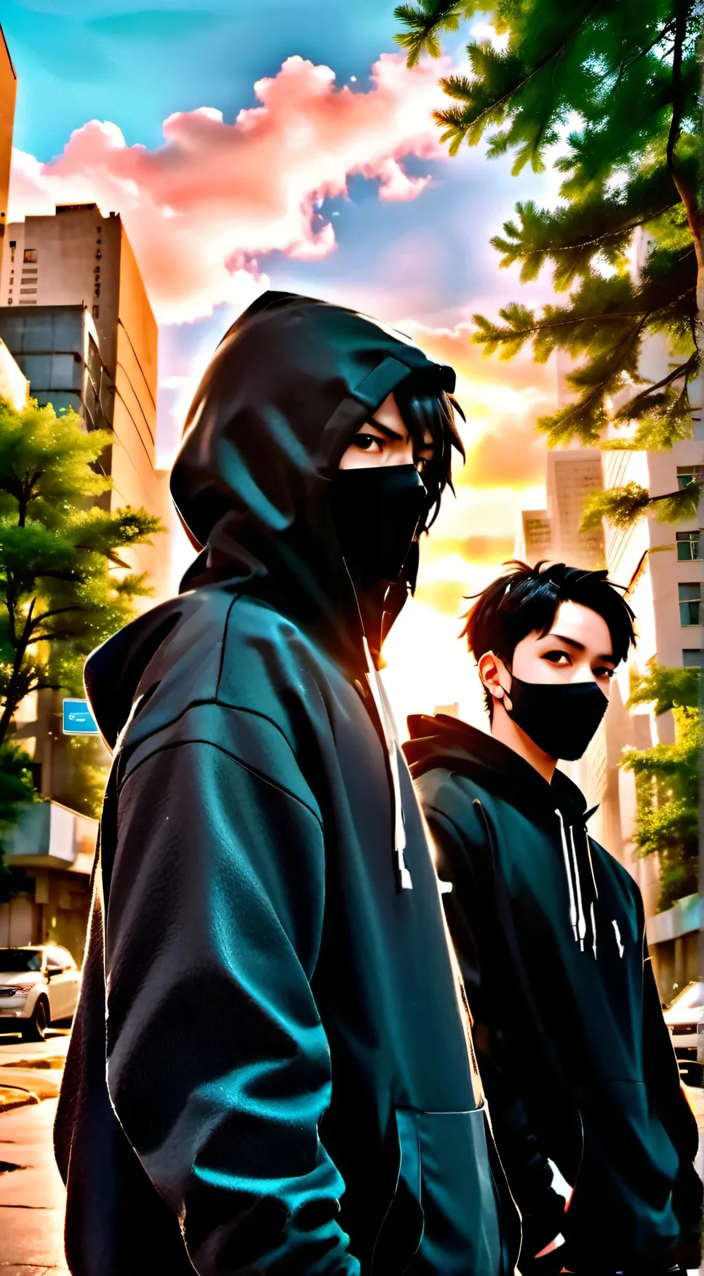 ai character: Friends background