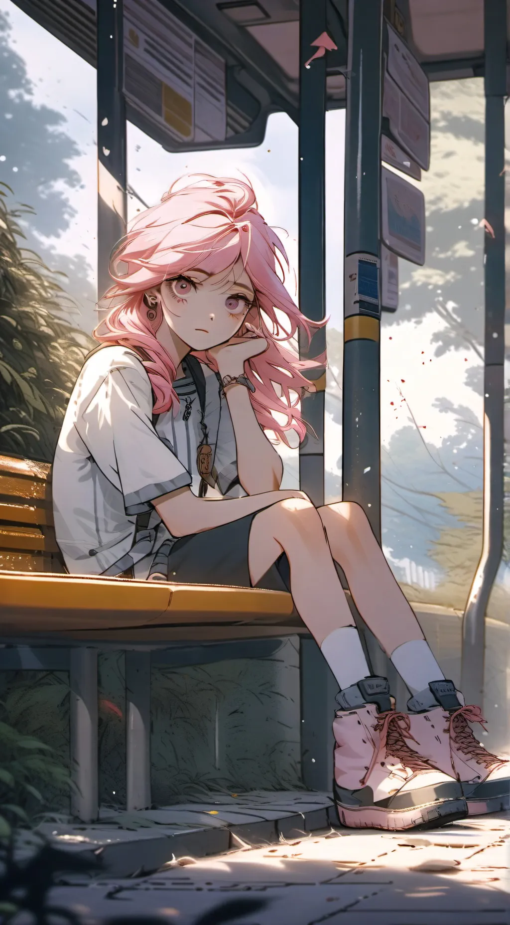 ai character: Linea background