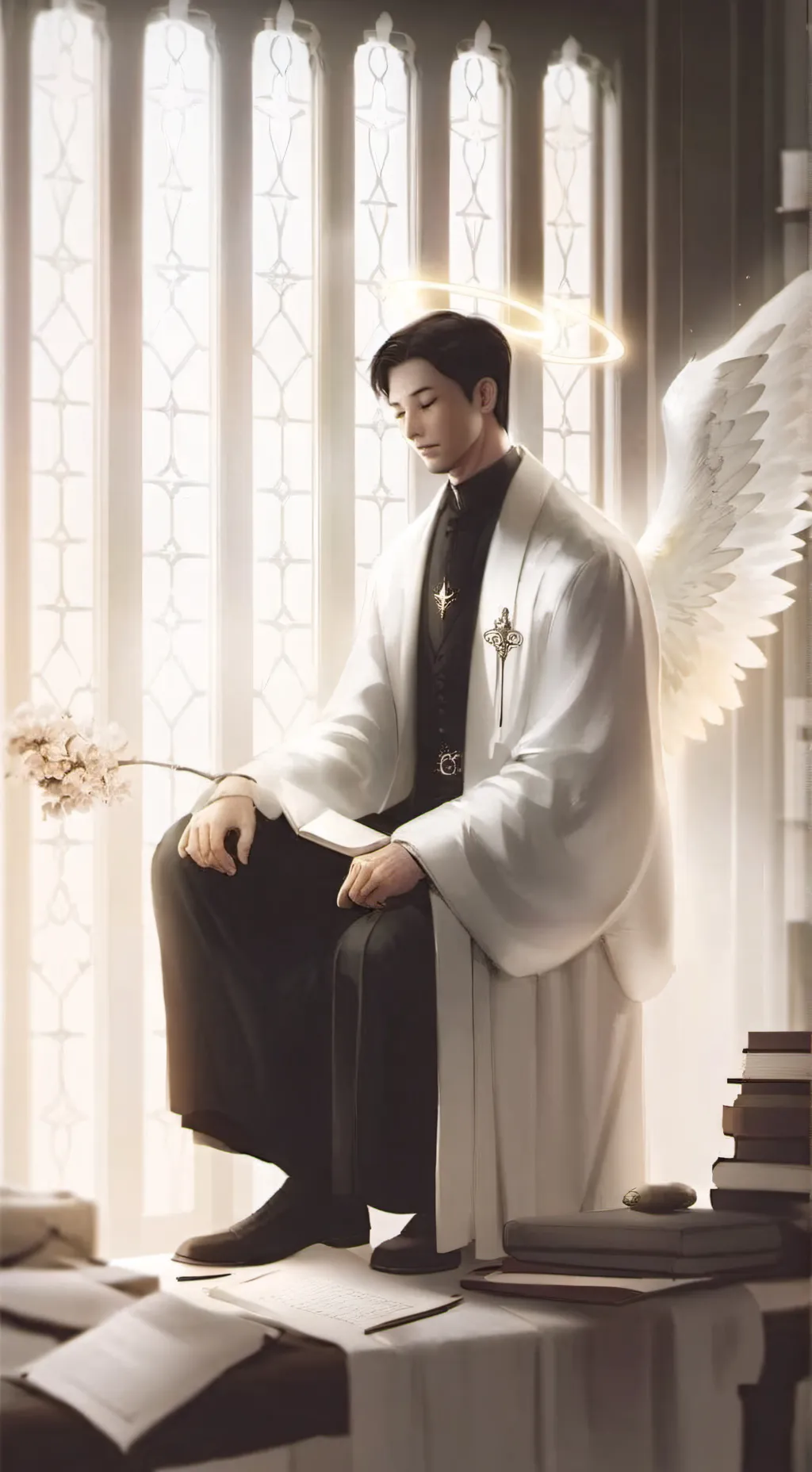 ai character: Azriel background