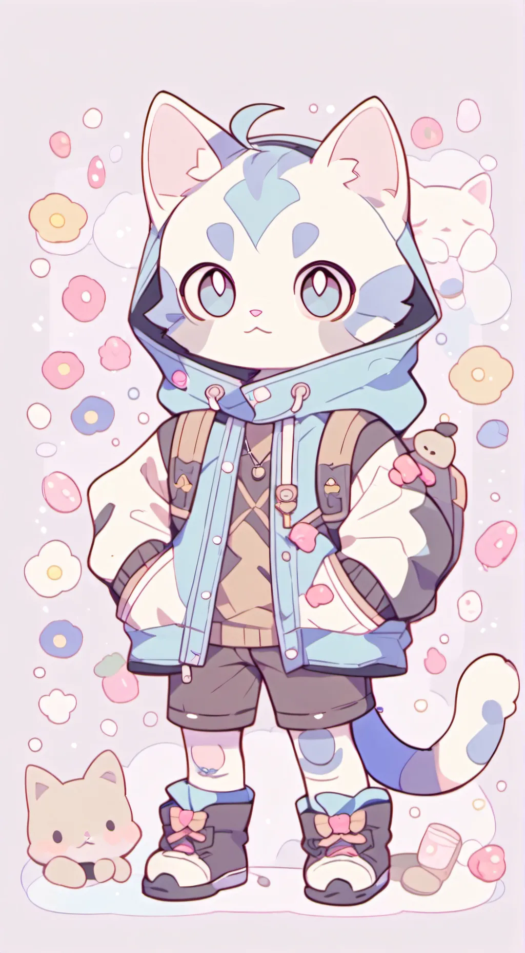 ai character: Gumball background