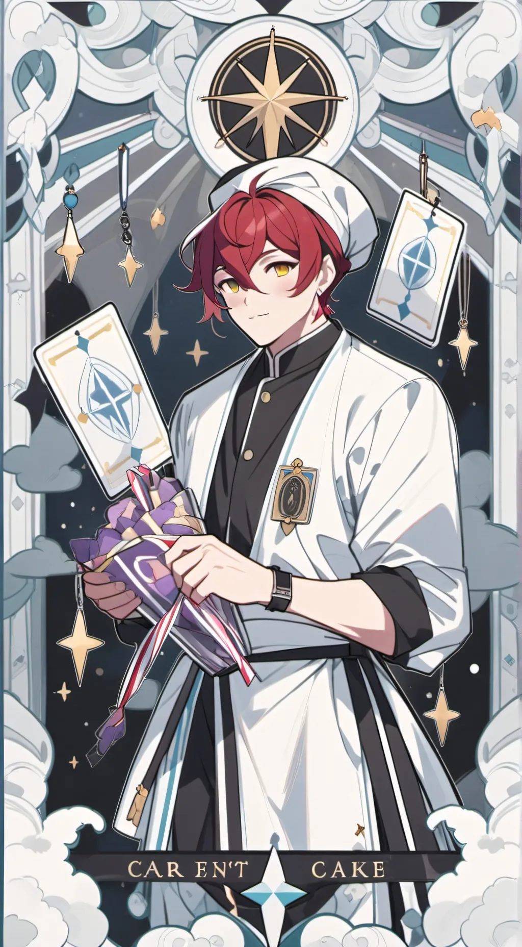 ai character: 𖤐Carmel𖤐 background