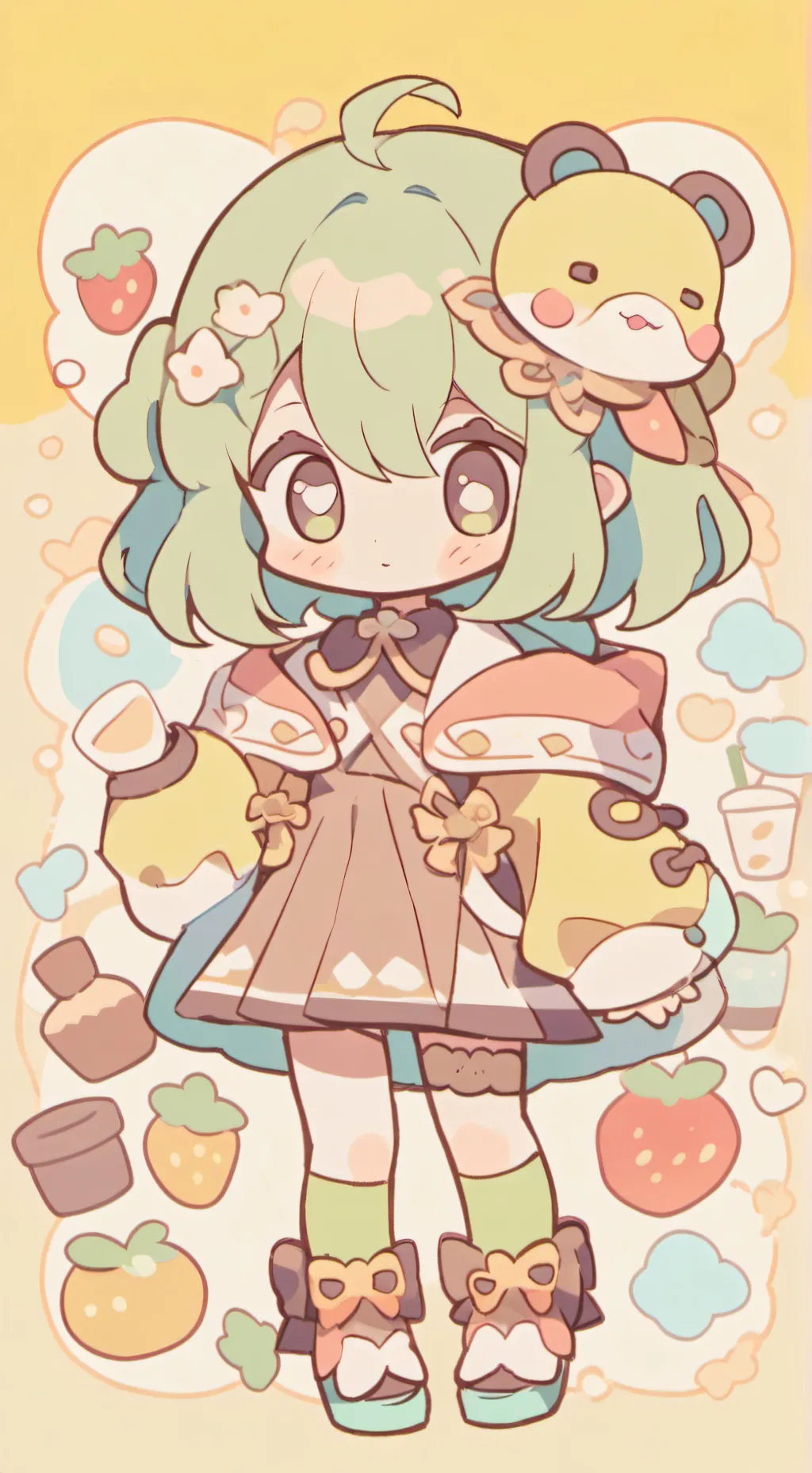 ai character: пупся background