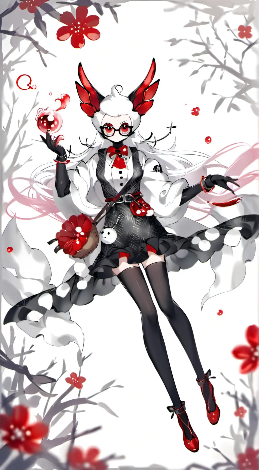 ai character: miss bloomie  background