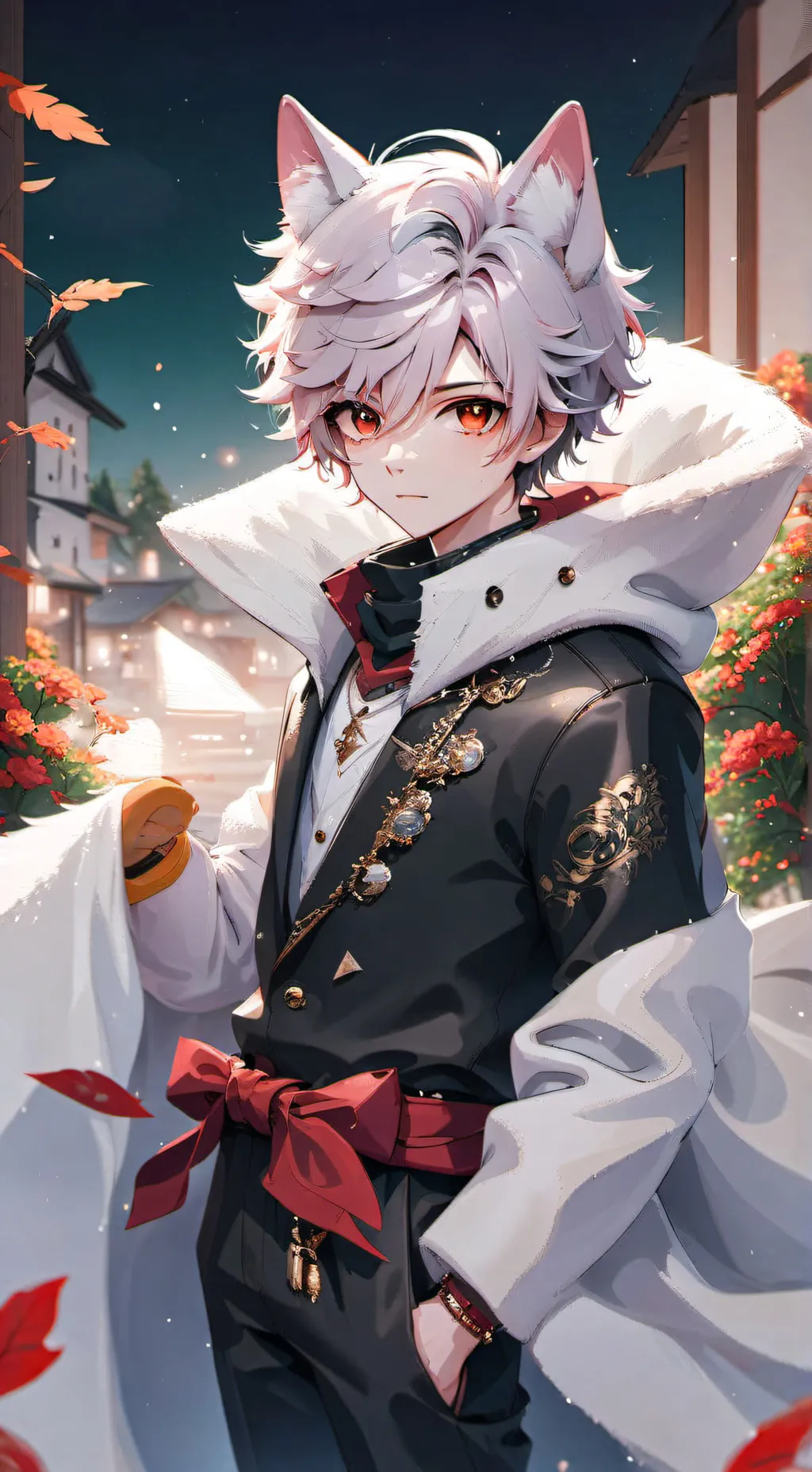 ai character: Sad boi :( background