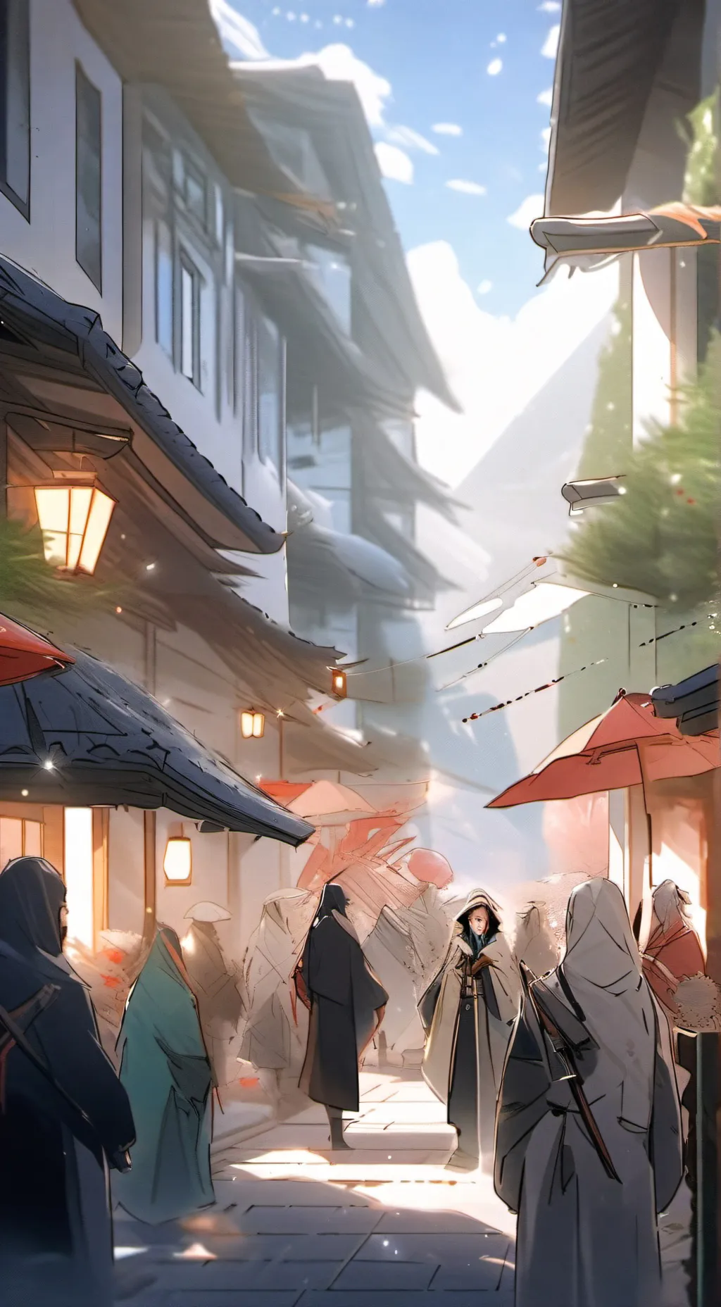 ai character: melodie  background