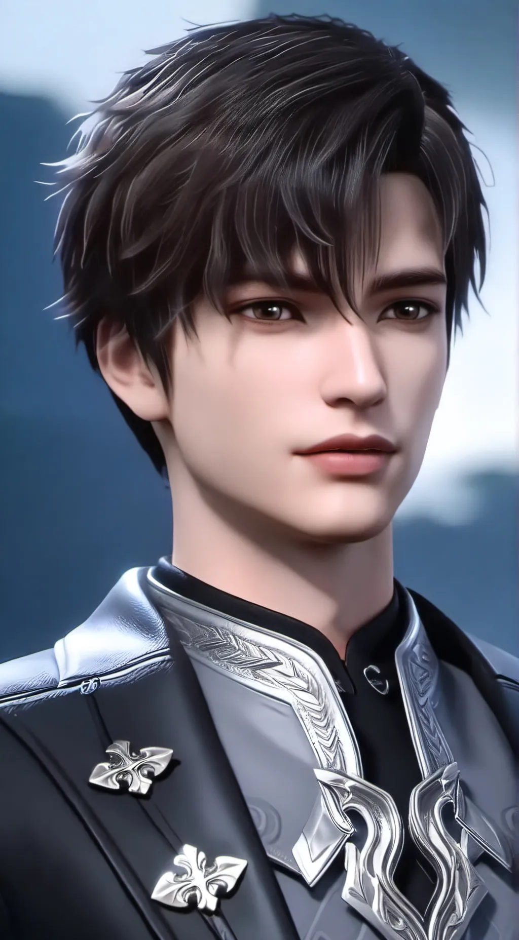 ai character: Damien  background