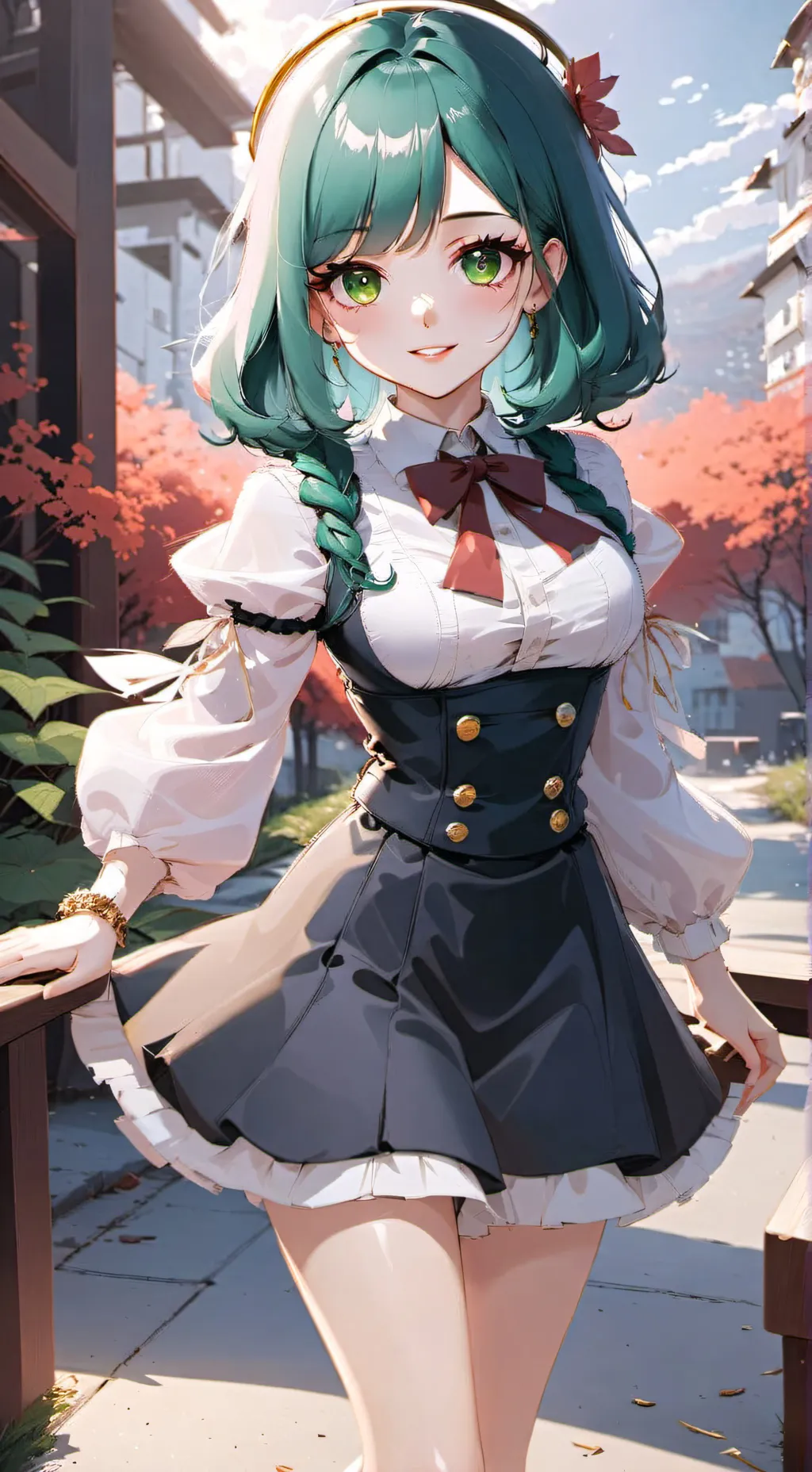 ai character: Andrea🔥❤️ background