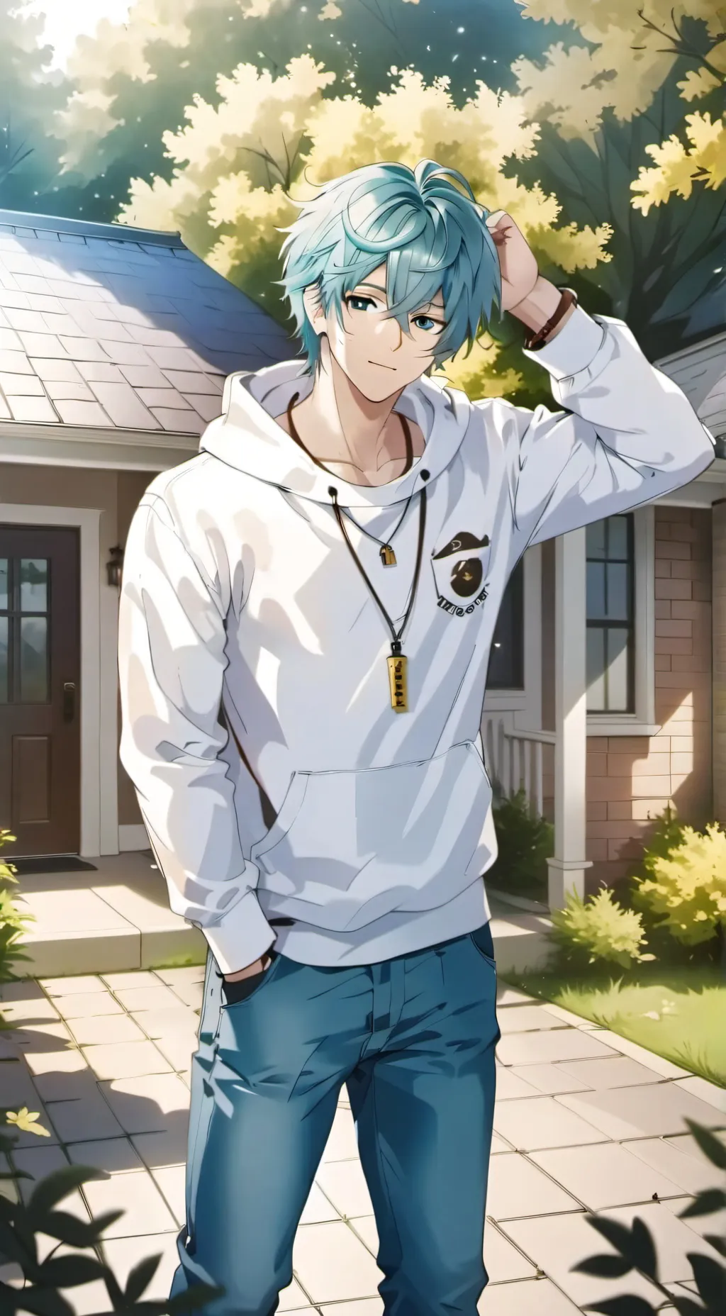 ai character: Sky background