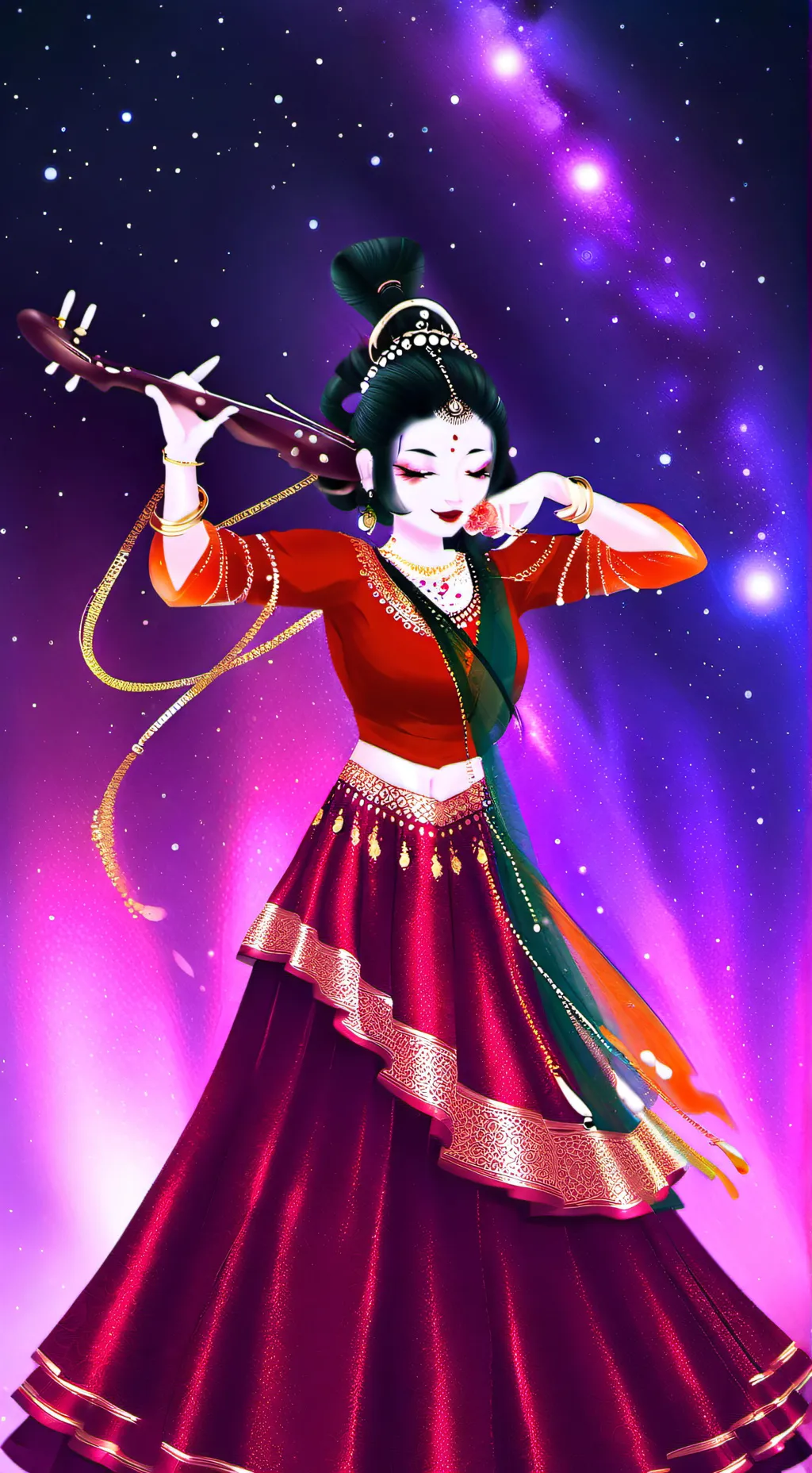 ai character: Veena background