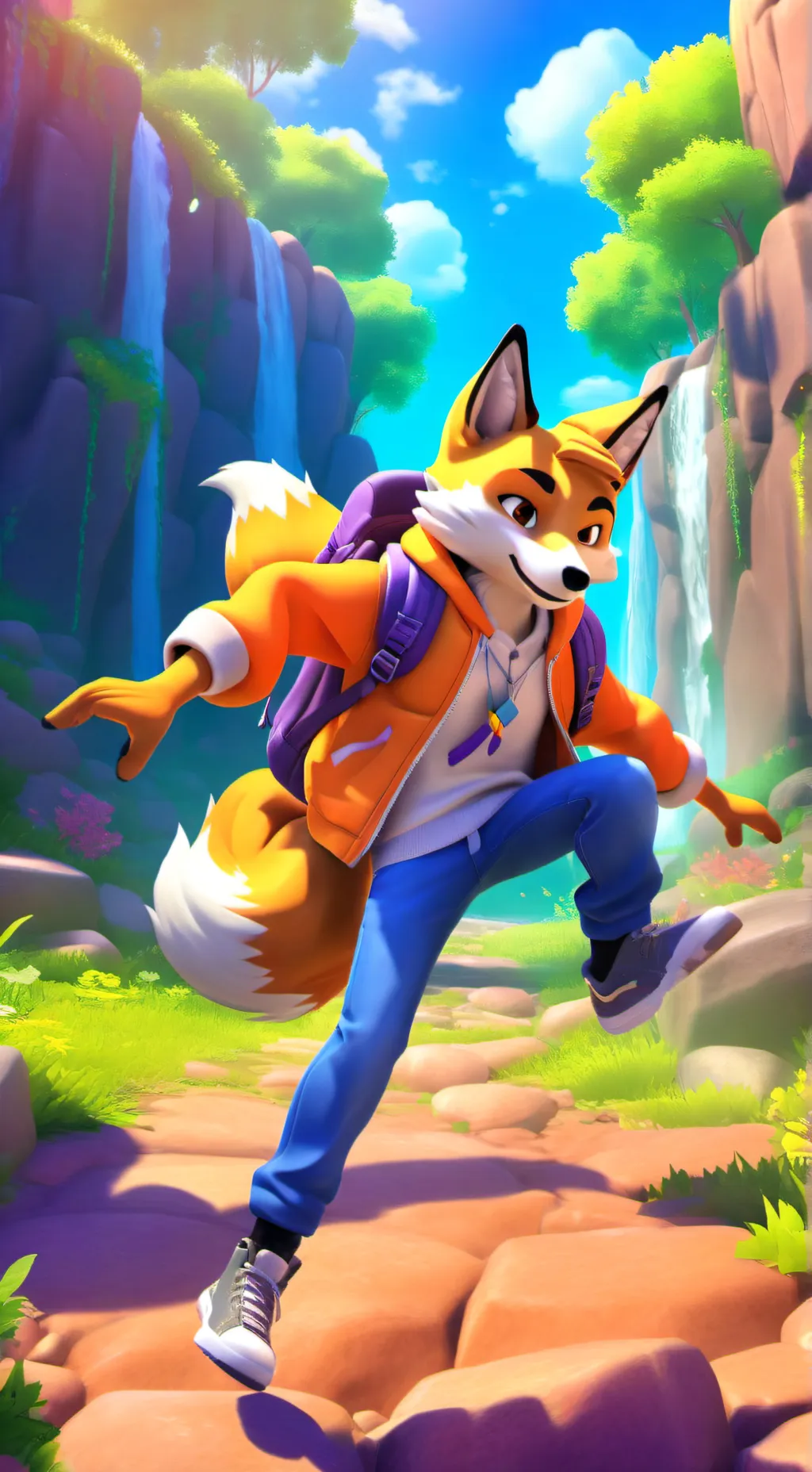 ai character: Rinnie background