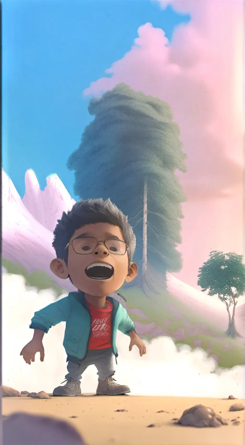 ai character: andre b@utist@ background