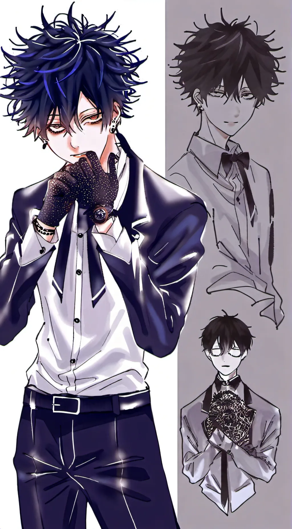 ai character: dabi  background