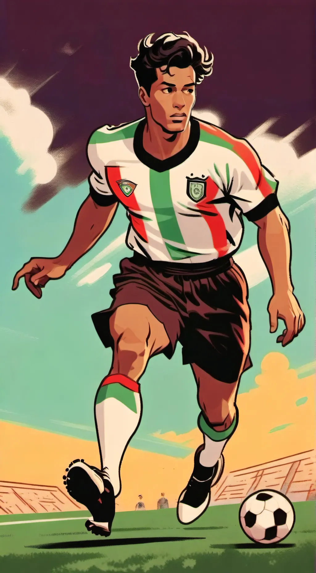 ai character: Miguel oliveiras  background