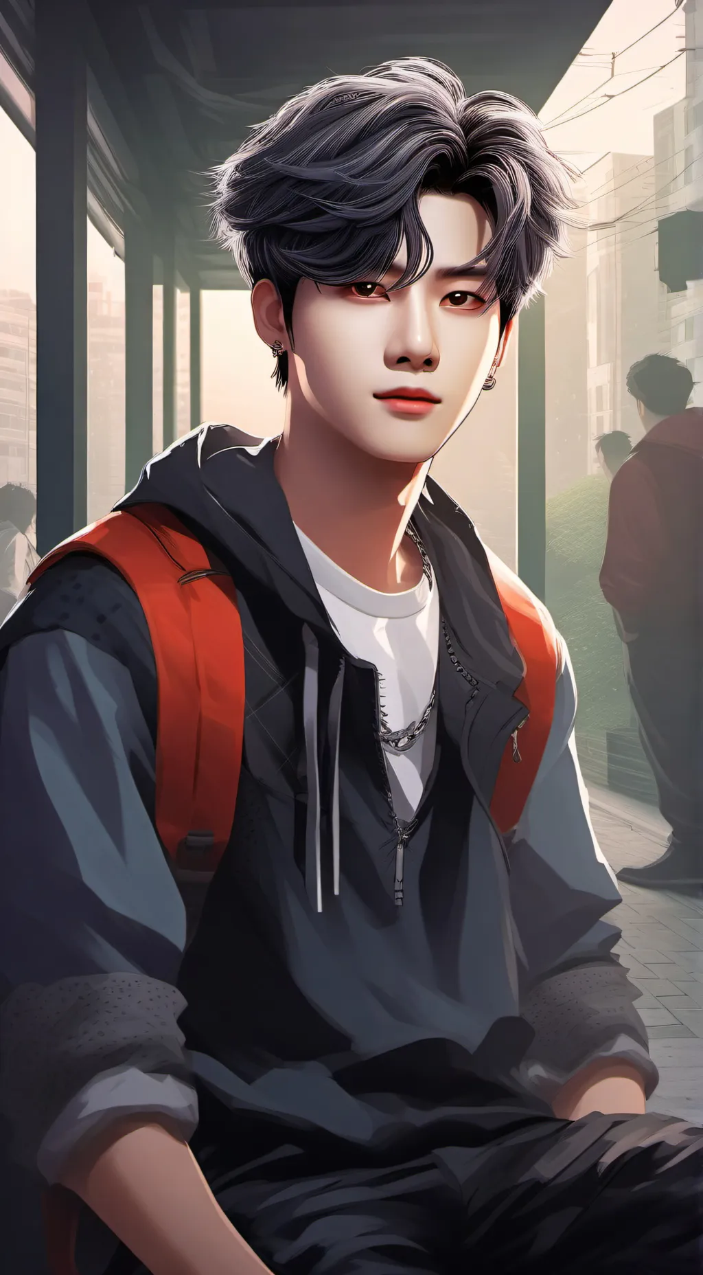 ai character:  Jeongin background