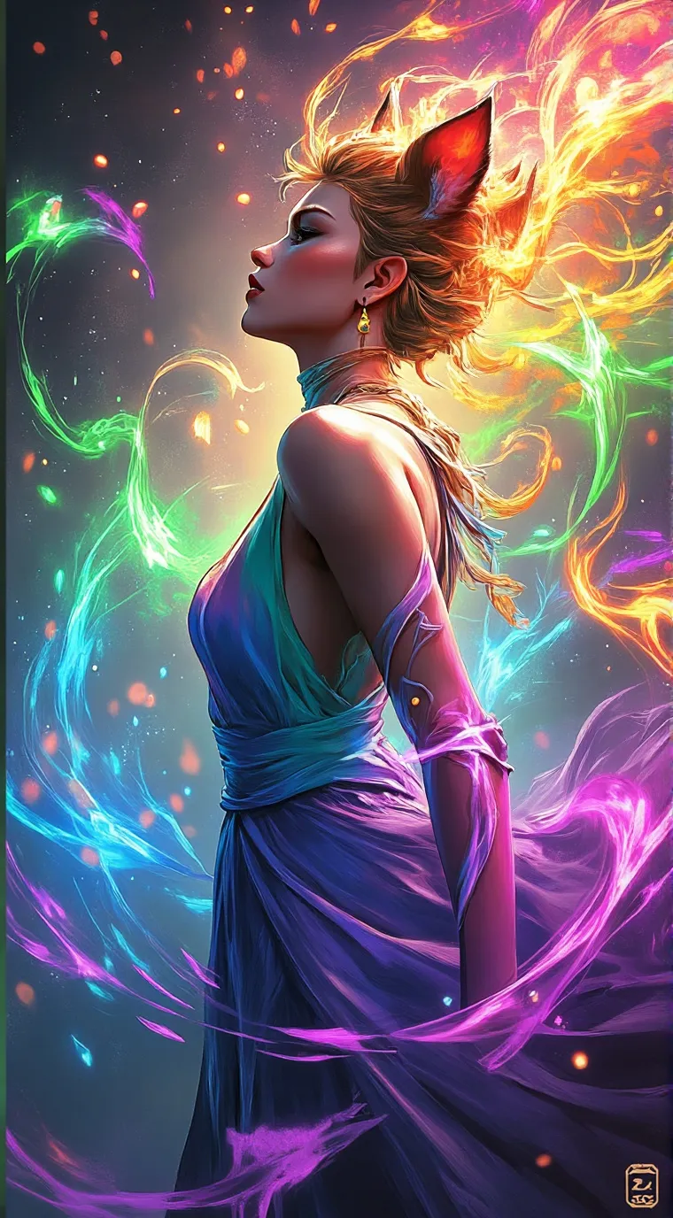 ai character: lovely  background