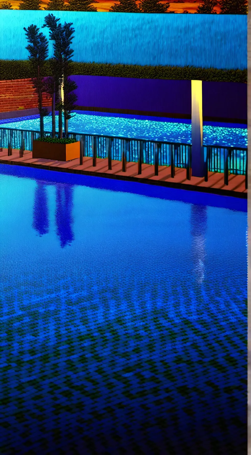 ai character: Pool Party! background