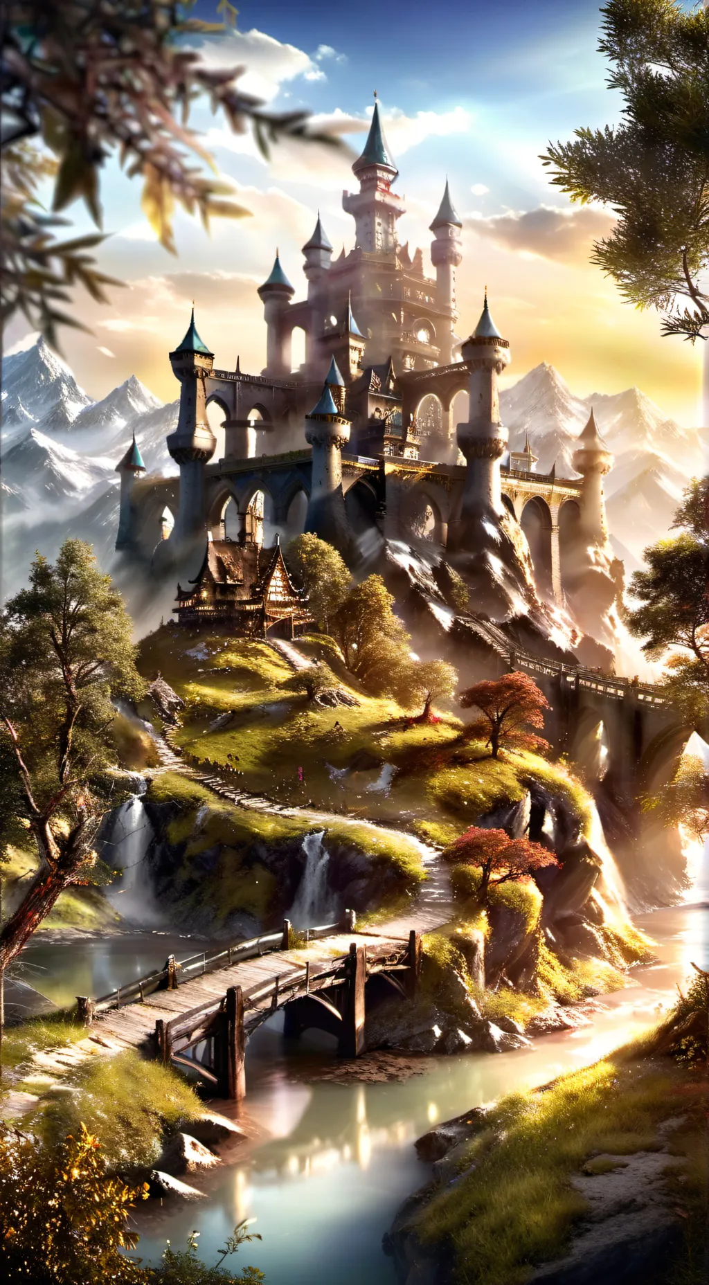 ai character: fantasy world  background