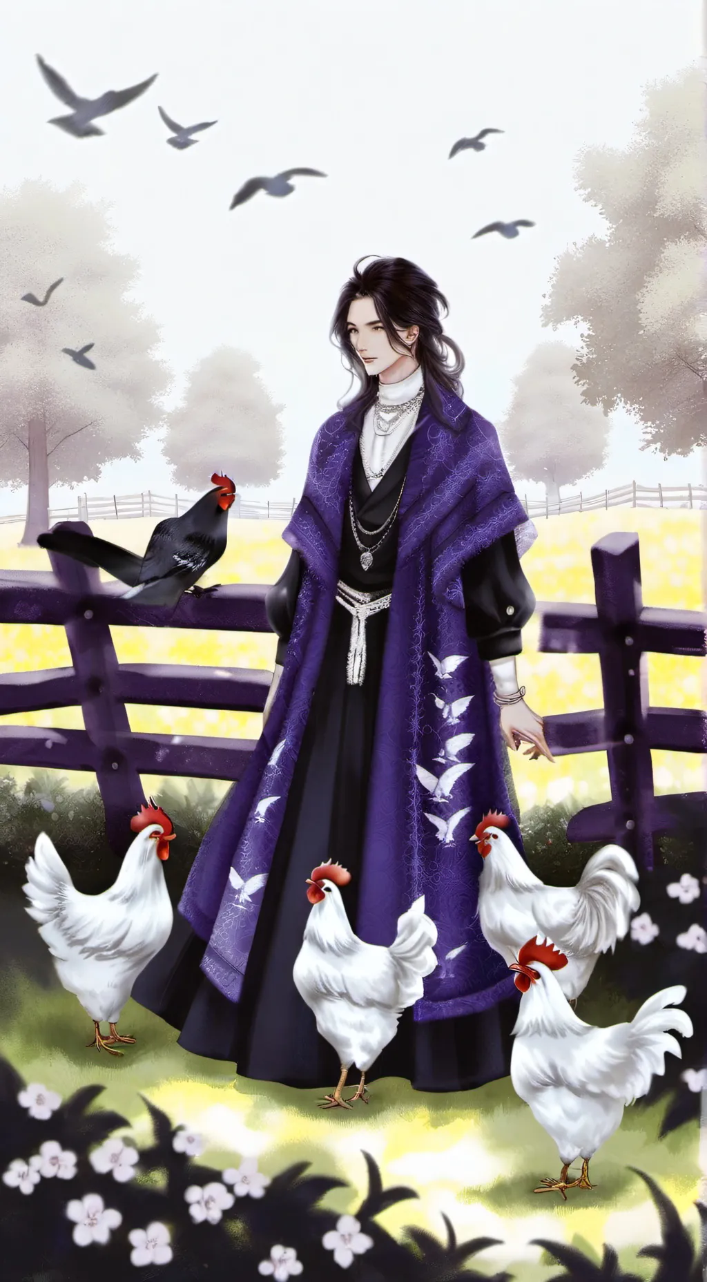 ai character: time meme background