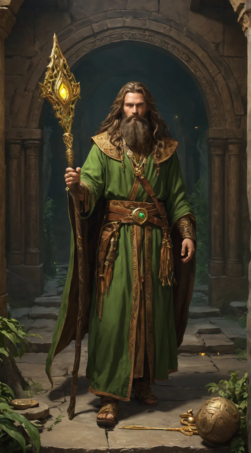 ai character: Tölgél background