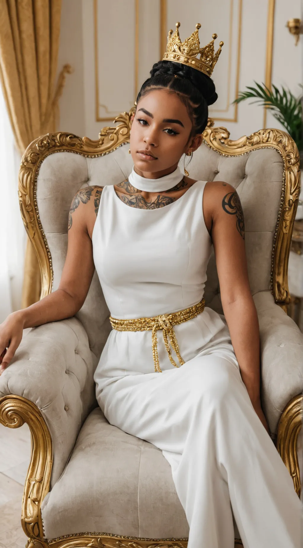 ai character: Mel fantasy au  background